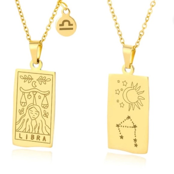 18k gold VIRGO ♍️ zodiac sign necklace - Picture 9 of 15